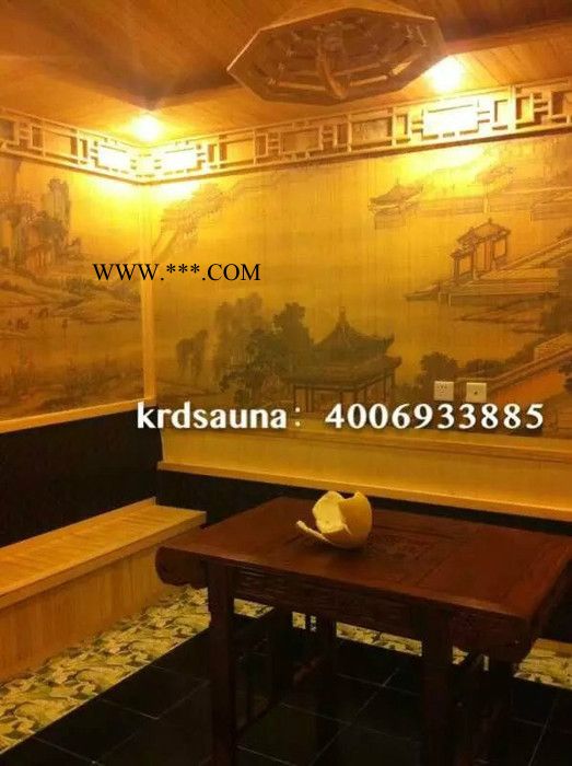 康润达承建固定汗蒸房托玛琳电气石纳米汗蒸洗浴中心美容院汗蒸上门安装图4