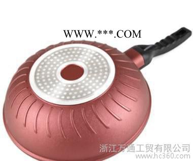 麦饭石聚能无烟炒锅图3