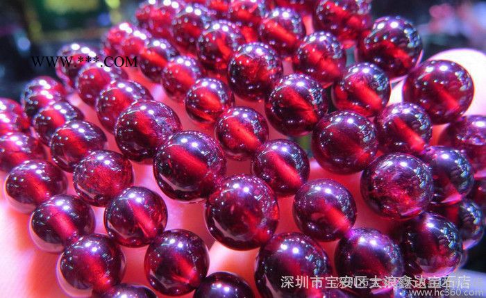 现货销售 **5A级红石榴石手链  美容养颜女士精美手串图3