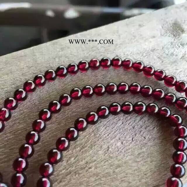 琢玉台宝石工艺品新疆石榴石手链图7