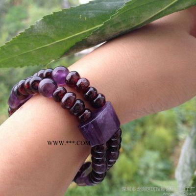 garnet bracelet一月生辰石天然石榴石时尚手链属