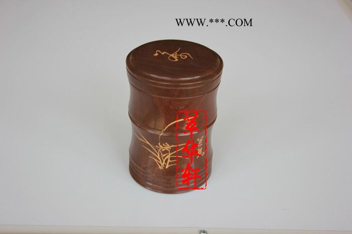 萃华轩木鱼石茶叶筒木鱼石茶具麦饭石茶杯子保健茶叶桶图2