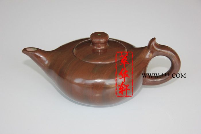 萃华轩木鱼石小手壶木鱼石茶壶麦饭石茶杯保健杯**木鱼石杯子图3
