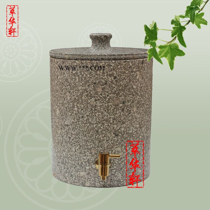 萃华轩**手工麦饭石饮水机水桶弱碱性化水质保健茶具茶杯子图2