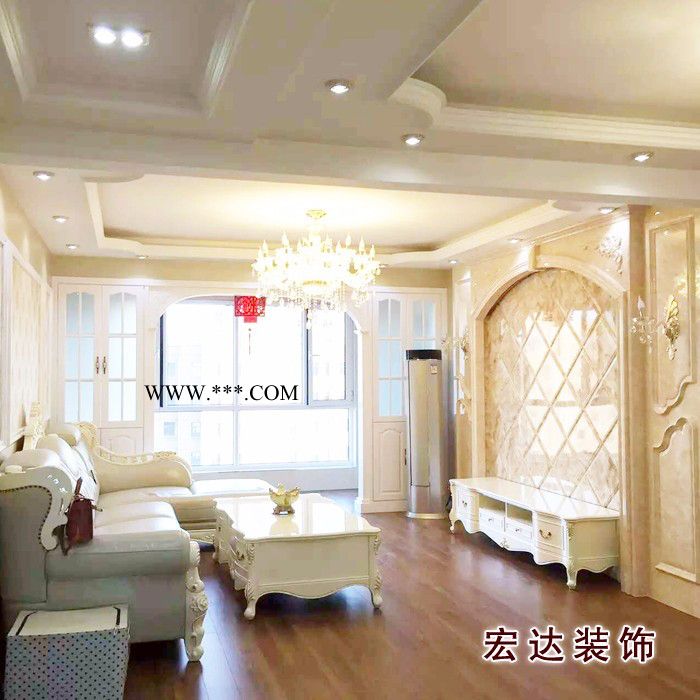 欧式仿大理石壁炉 电视背景墙 仿大理石沙发背景墙 仿大理石全屋定制图5