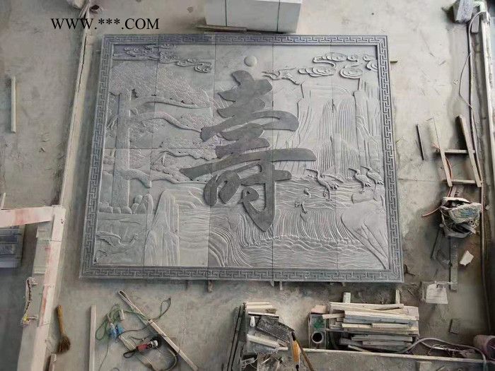 东河 石雕壁画 厂家定做石材浮雕壁画 花岗石山水画雕刻 宗祠外墙花鸟石雕壁画图5