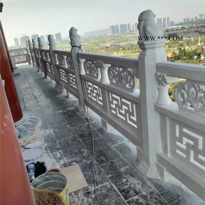 艺澈 汉白玉栏杆 花岗石栏杆 园林石栏杆报价图4