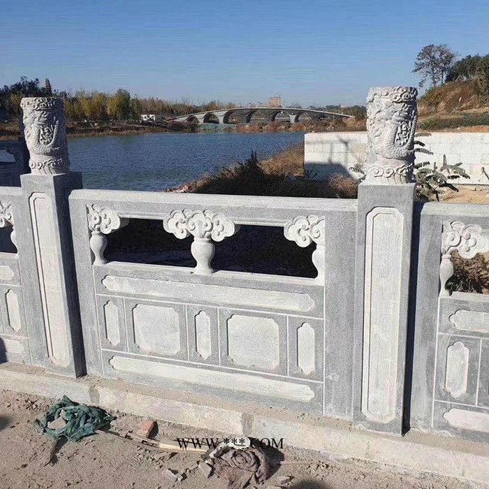 艺澈 汉白玉栏杆 花岗石栏杆 园林石栏杆报价图5
