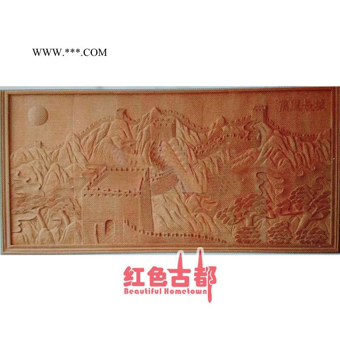 厂家批发 天然大理石 花岗岩雕刻画 万里长城图 大理石花岗岩雕刻画图3