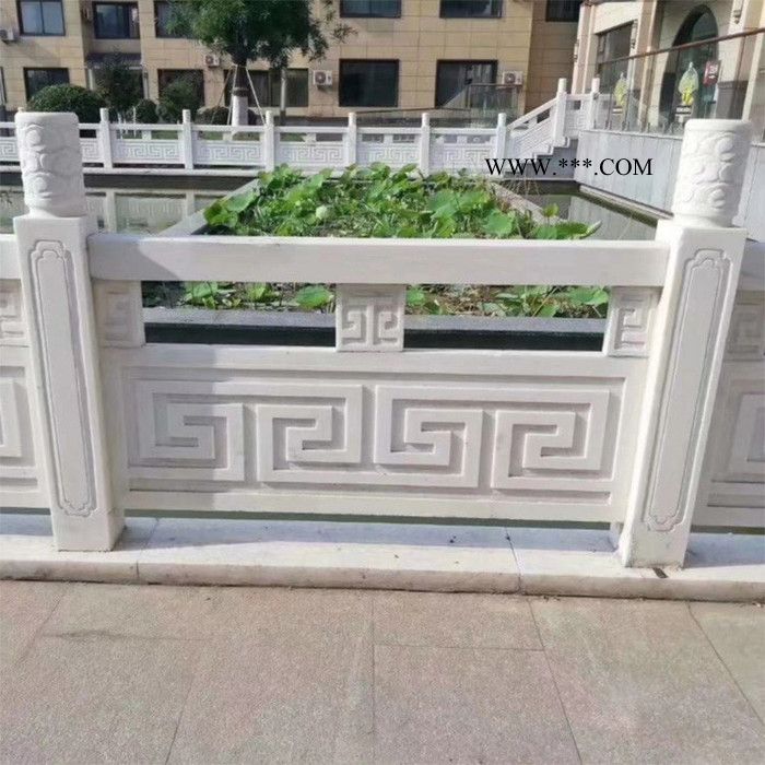 大理石栏杆雕刻 青石石栏板现货 景观栏杆来图定制图2