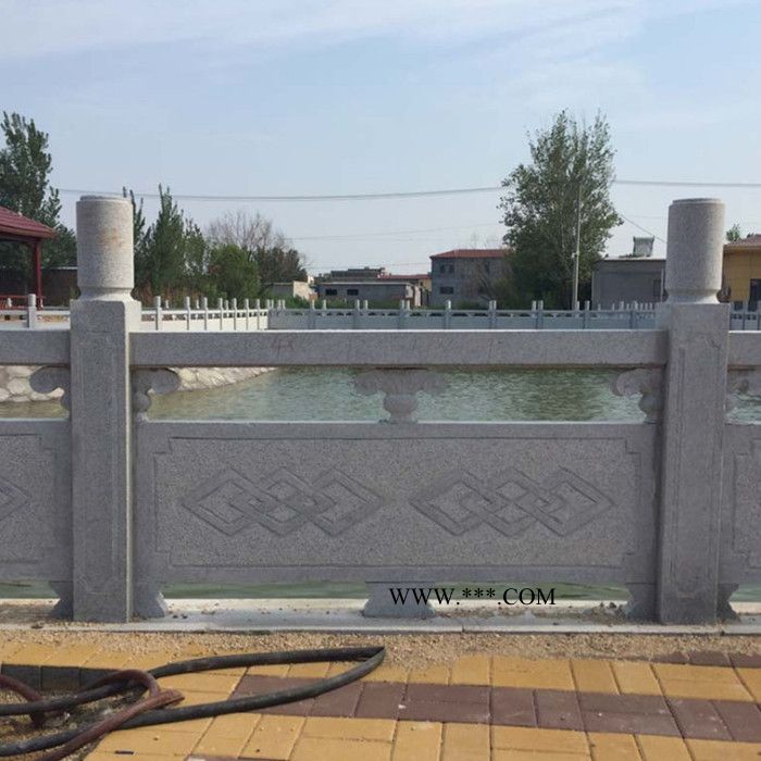 大理石栏杆雕刻 青石石栏板现货 景观栏杆来图定制图3