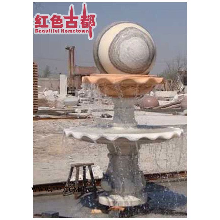 厂家批发订制 天然大理石 花岗岩雕塑 园林风水球雕刻艺术品图11