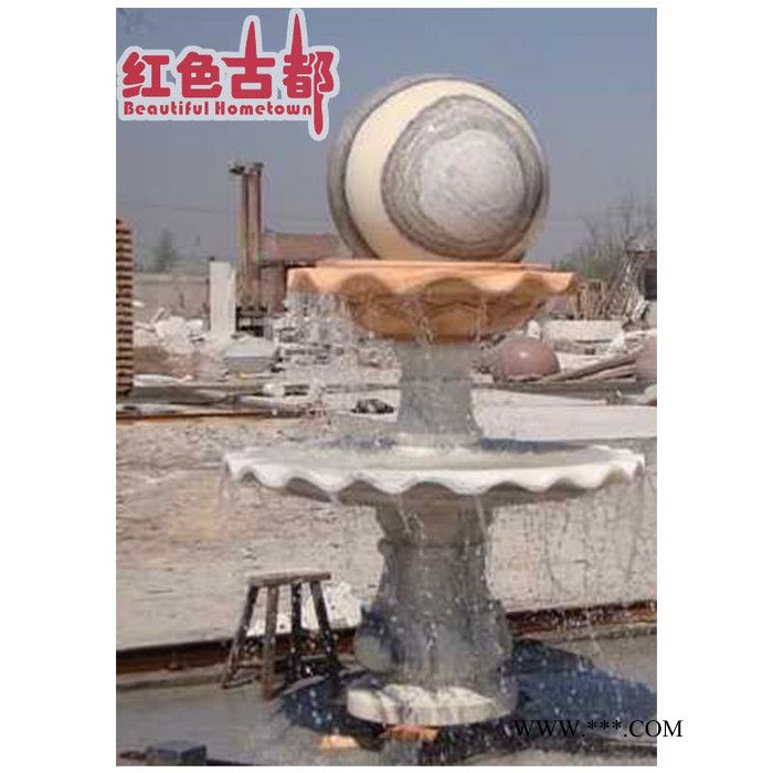厂家批发订制 天然大理石 花岗岩雕塑 园林风水球雕刻艺术品图13