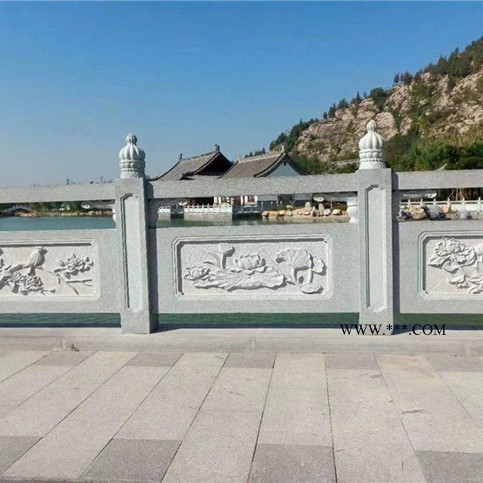 山匠 花岗石栏杆 园林石栏杆 石栏杆图2