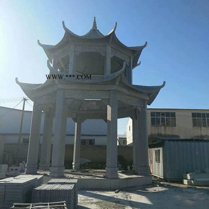 现货欧式石凉亭 大理石凉亭图片 造型精美图3