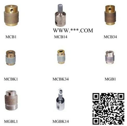 曼德MCBL58金刚石DIY工具配件 电动磨边机磨头玻璃陶瓷研磨工具金砂轮打磨磨轮配件 棕刚玉磨头图2