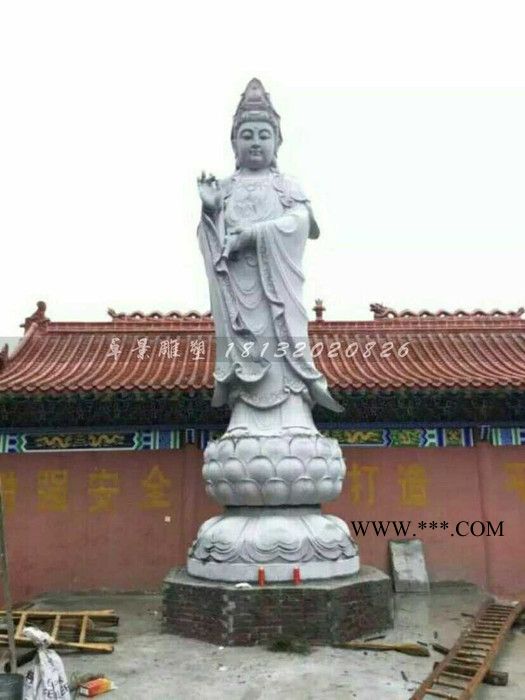 大理石罗汉像雕塑 寺庙佛像石雕图5
