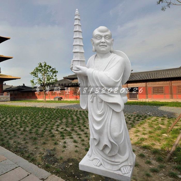 大理石罗汉像雕塑 寺庙佛像石雕图8
