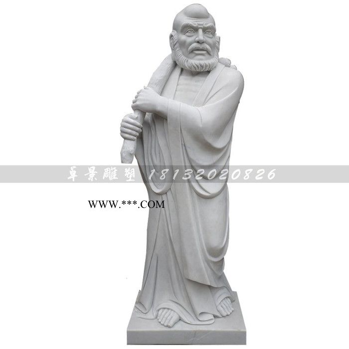 大理石罗汉像雕塑 寺庙佛像石雕图4