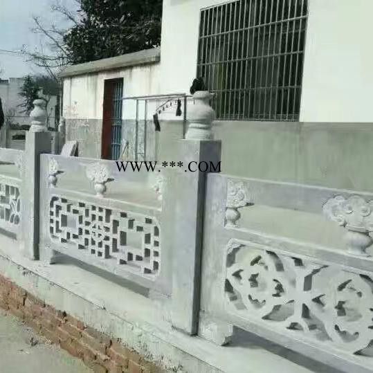 大理石栏杆定做 大理石河道护栏现货 景观栏杆价位图7