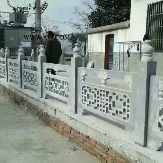 大理石栏杆定做 大理石河道护栏现货 景观栏杆价位图2
