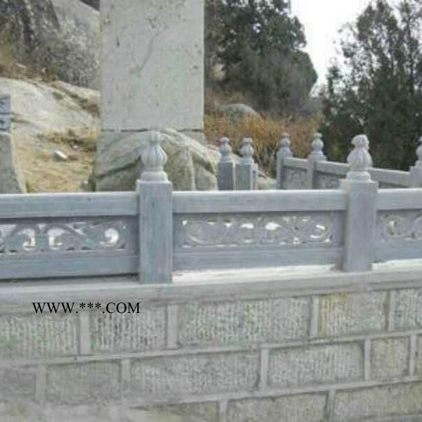 大理石栏杆定做 大理石河道护栏现货 景观栏杆价位图4