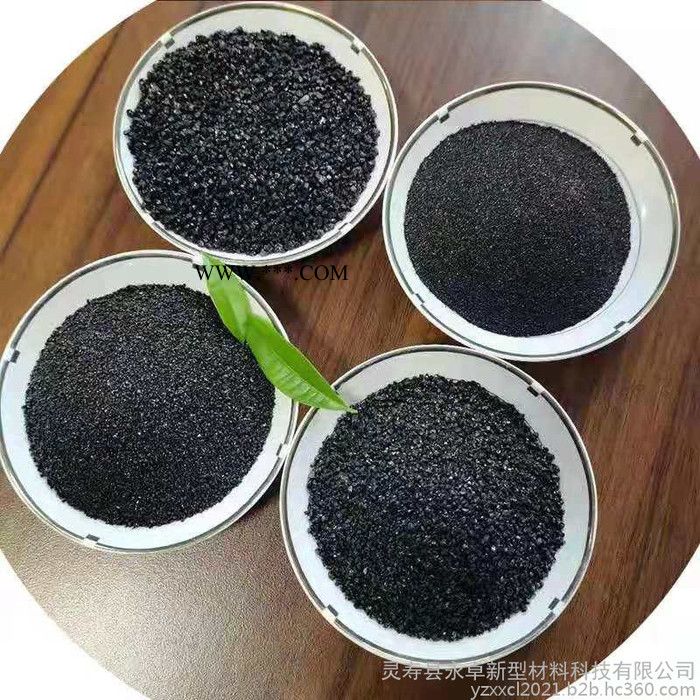 永卓供应抛光研磨用黑刚玉磨料 耐磨金刚砂地坪 黑色石英砂 金刚砂图4