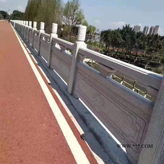 大理石石雕栏杆安装 河道石栏杆供应 汉白玉栏板护栏价位图8