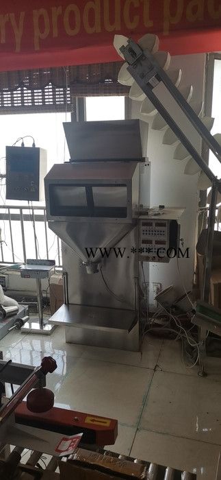 陶瓷颗粒塑料袋定量包装机 白刚玉砂颗粒包装机 颗粒计量分装机图2