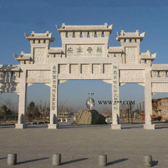 汉白玉护栏、草白玉护栏、大理石护栏、玉石护栏图4