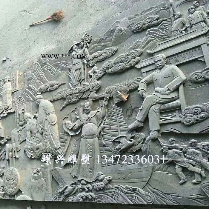 璞兴雕塑 浮雕人物 大理石浮雕 浮雕加工图3