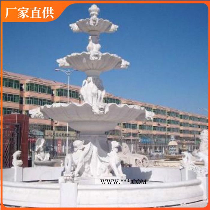 广场喷泉 大理石喷泉 黄锈石喷泉长期供货图4