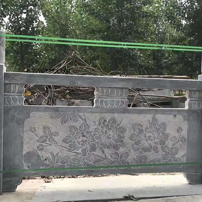 大理石栏杆  石桥扶手护栏厂家 白大理石栏杆 绿化石栏杆厂家图2