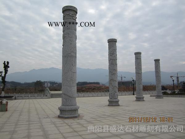 龙柱 汉白玉龙柱 汉白玉盘龙柱 汉白玉华表 天安门华表 大理石华表 大理石盘龙柱 大理石龙柱盘龙柱 石雕华表 华表图1