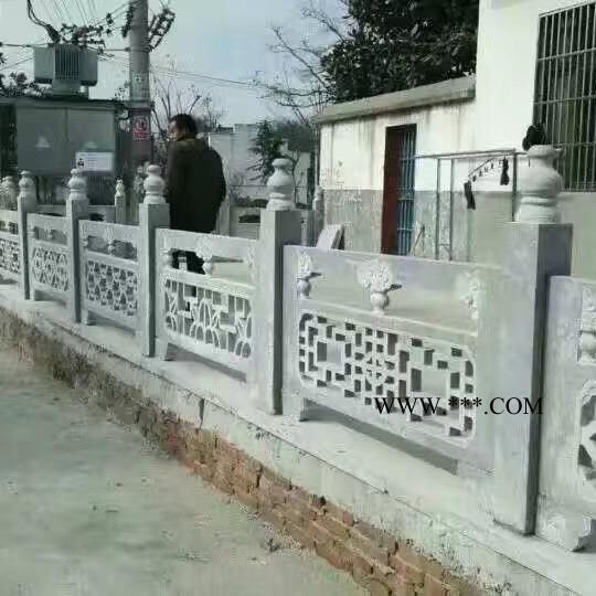 厂家批发  大理石栏杆 河道石栏杆厂家 石栏杆定制图2