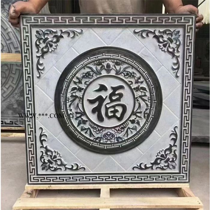 定制石雕浮雕壁画 大理石玄关影壁墙 广场景观装饰青石浮雕地雕图8
