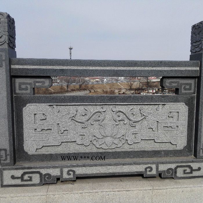 青石石雕栏杆 大理石石栏杆 花岗岩石栏杆厂家销售图7