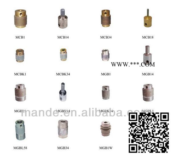曼德MCBK1 金刚石工具配件 五金配件棕刚玉磨头轮  吊磨磨轮砂轮玻璃陶瓷研磨工具 多尺寸磨轮五金配件金刚石图8