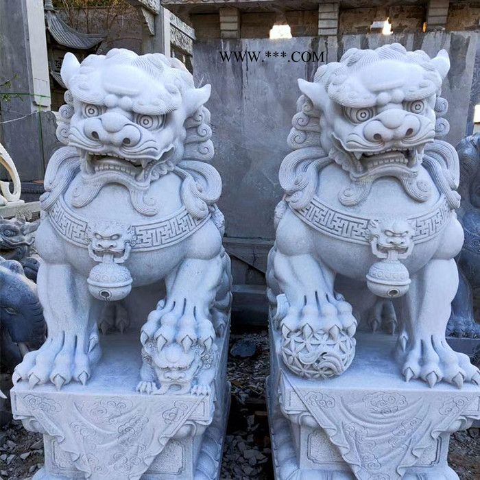 腾翔 石雕石狮子 大理石狮子 发货及时图3