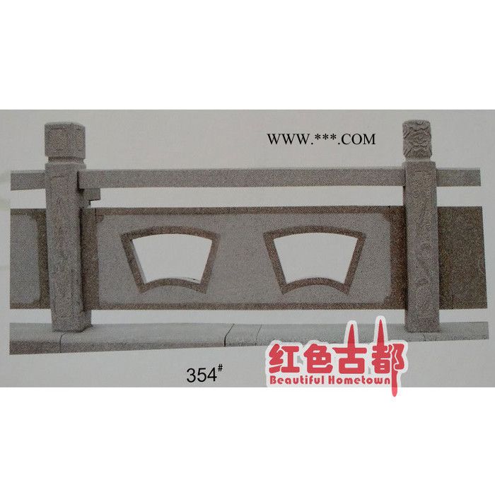 厂家订制 天然大理石 花岗岩雕刻画 桥栏雕刻图图3