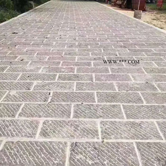 青石 芝麻灰路缘石 大理石质芝麻灰路缘石 山东国信石材图1