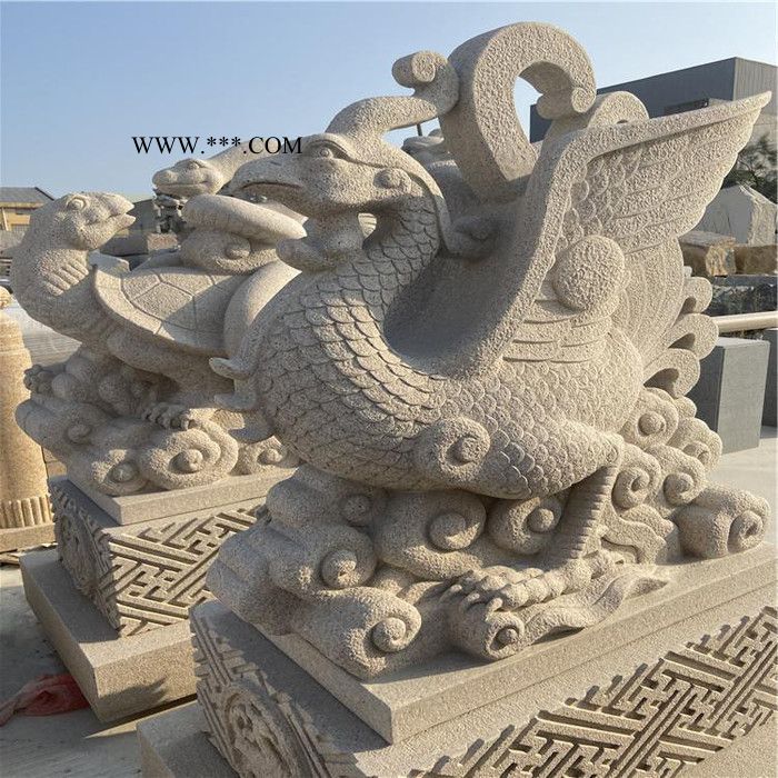 中辉 公司门口石雕动物 别墅石狮子 门口摆放石狮子 大理石石象定制图7