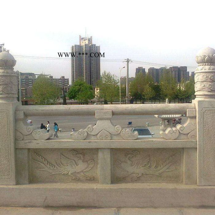 匠心** 石雕栏杆 大理石石栏杆 园庭院河道石护栏图1