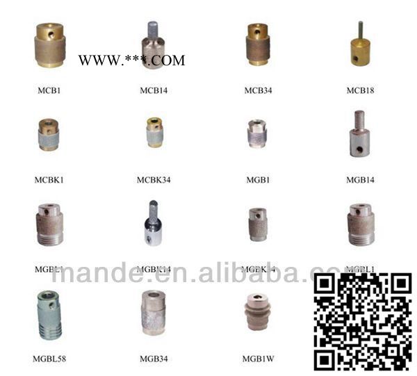 曼德MCBK14 金刚石工具 配件粘盘电锯木工磨轮砂叶轮锆刚玉砂带 玻璃陶瓷研磨工具 多尺寸磨轮金刚石砂轮机图3
