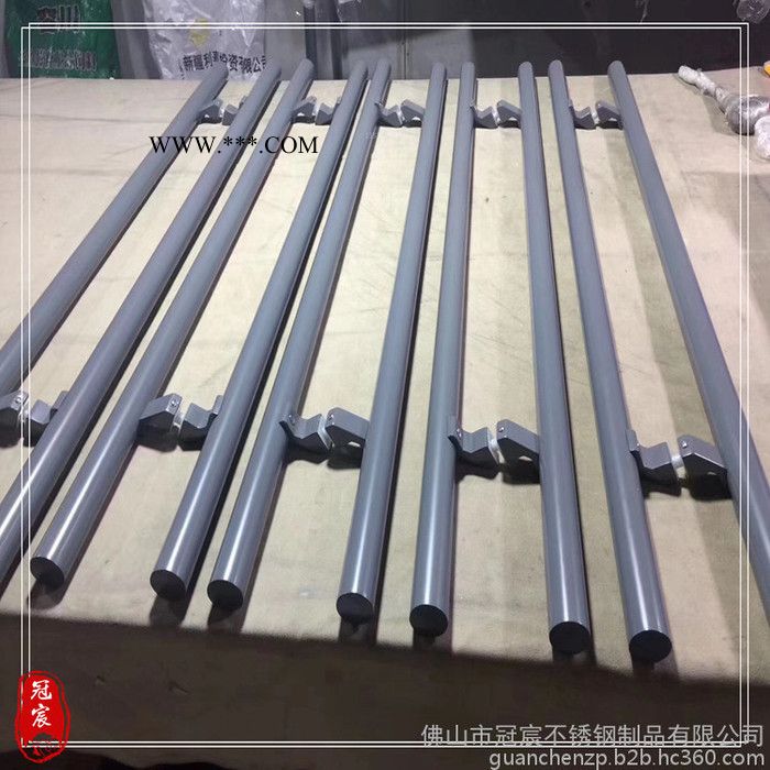 豪华气派大门防玛瑙不锈钢拉手 不锈钢镀铜拉手 不锈钢钛金拉手图5