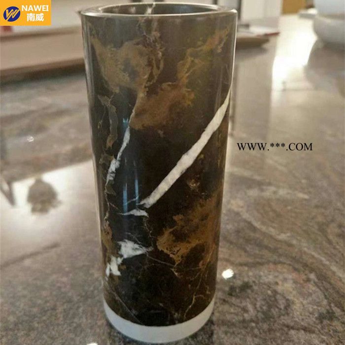 南威石材笔筒大理石工艺品办公用品支持定制图7