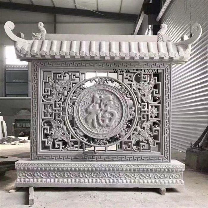 中辉定制大理石石雕壁画 景观石雕壁画 汉白玉石雕壁画图2