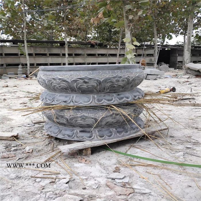 直销生产 大理石石柱墩价格 寺院柱子包边石 石头柱顶石 批发订购图3