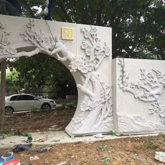 嘉旭大理石浮雕壁画 广场浮雕壁画 汉白玉浮雕壁画图2