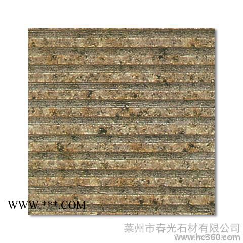 批发黄金麻花岗石    各种尺寸黄金麻  荔枝面磨光面   山东黄金麻图2